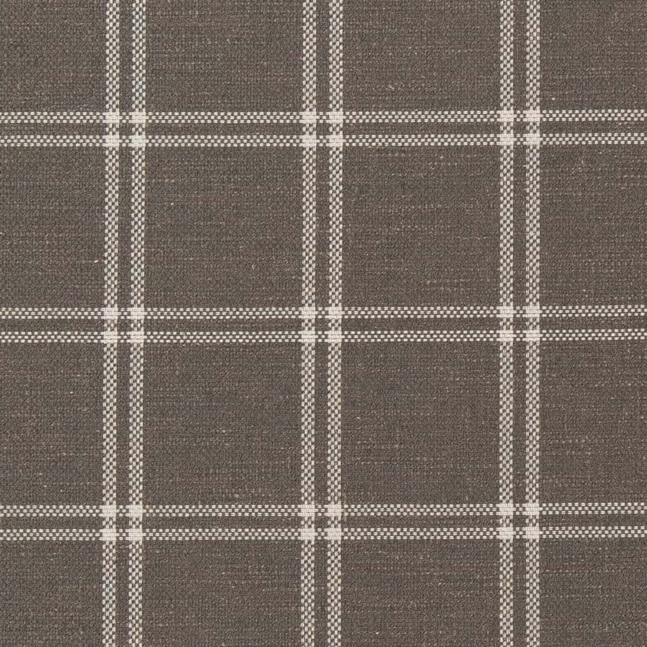 Upholstery Fabric - Grey & Silver Plaid Upholstery Fabric 54 Inches"
